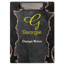 Search for rose gold chic clipboards Black