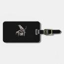 Search for funny luggage tags Rooster