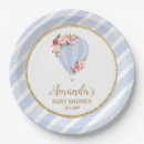 Search for hot air balloon plates Gold glitter