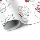 Search for character christmas wrapping paper Gingerbread man