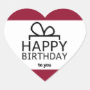 Search for red black and white stickers Happy birthday