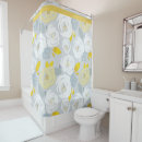 Search for yellow and gray shower curtains Glitter