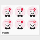 Search for panda name stickers Cute