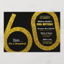 Search for disco 60th birthday invitations Black
