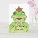 Search for princess crown birthday cards Frog