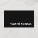Search for funeral director business cards Professional