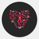 Search for red awareness stickers Survivor