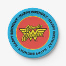 Search for wonder woman plates Birthday