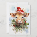 Search for cows christmas invitations Winter