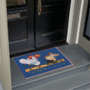 Search for vintage halloween doormats Black cat