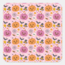 Search for pumpkin pattern stickers Halloween