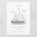 Search for sailboat wedding invitations Modern