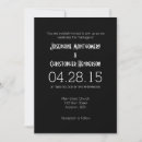 Search for black and white invitations Contemporary