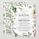 Search for first birthday christening invitations Watercolor