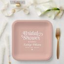 Search for wedding shower paper plates Rose gold
