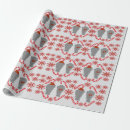 Search for elephant christmas wrapping paper Red