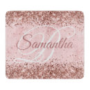 Search for rose gold marble chopping boards Glitter