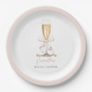 Search for bridal shower plates Girly