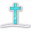 Search for colourful cross stickers Christian