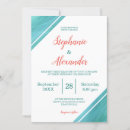 Search for coral wedding invitations Trendy