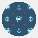 Search for nautical stars stickers Seashell