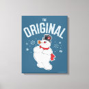 Search for vintage snowman canvas prints Retro