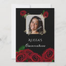 Search for red rose quinceanera invitations Daughter