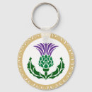Search for thistles key rings Scottish thistle