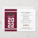 Search for class of 2025 graduation invitations Typography