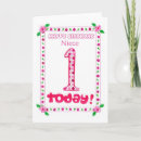 Search for niece 1st birthday cards First