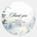 Search for bridal shower winter stickers Thank you