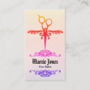 Search for vintage tattoo business cards Cosmetologist