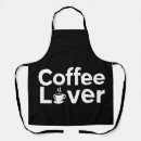 Search for black coffee aprons Cafe