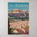 Search for parthenon Retro vintage travel