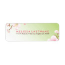 Search for magnolia blossoms return address labels Nature