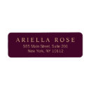 Search for maroon return address labels Professional