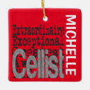 Search for cello christmas tree decorations Cellist