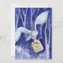Search for snowy owl christmas cards Watercolor