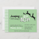 Search for deer baby boy shower invitations Green