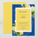 Search for mediterranean bridal shower invitations Yellow
