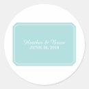 Search for turquoise wedding stickers Typography