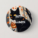 Search for scary cat badges Black