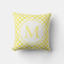 Search for gingham cushions Yellow