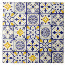 Search for blue moroccan pattern tiles Arabic