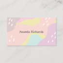 Search for pastel color business cards Simple