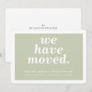 Search for moving announcement cards We have moved