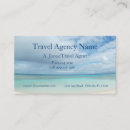 Search for travel agency business cards Beach