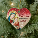 Search for virgin mary christmas tree decorations Jesus