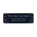 Search for dark blue return address labels Navy