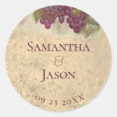 Search for vineyard wedding stickers Rustic